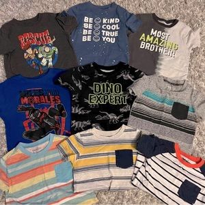 Toddler boys short sleeve bundle!